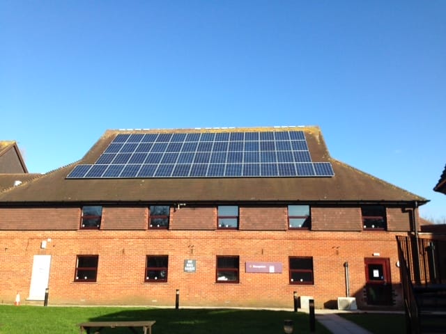 Premier Inn with solar panels